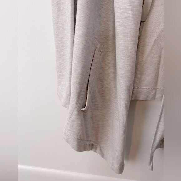 ATHLETA Vista Wrap Open Hooded Cardigan Sweatshirt Women’s S Athleisure Travel - Picture 4 of 13